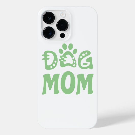 Dog mama iPhone hoesje (Achterkant)
