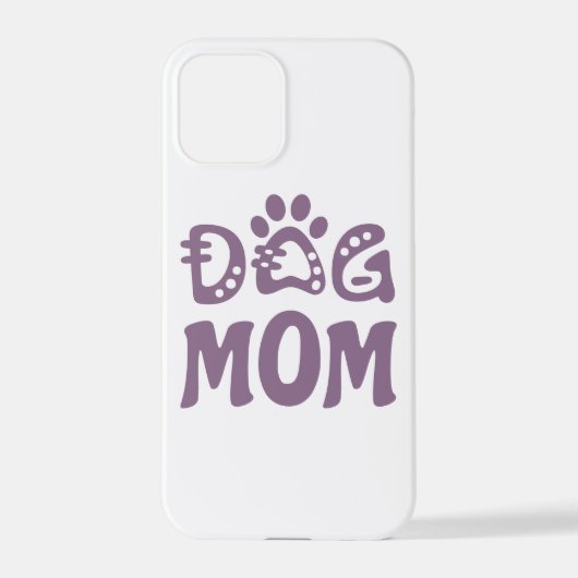 Dog mama iPhone hoesje (Achterkant)