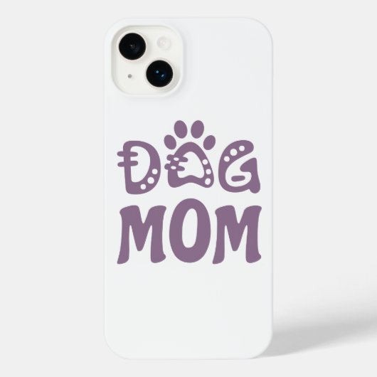Dog mama iPhone hoesje (Achterkant)