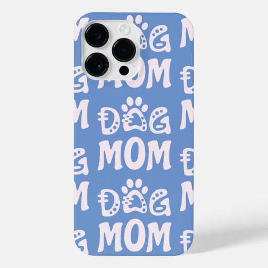 Dog mama iPhone hoesje (Achterkant)