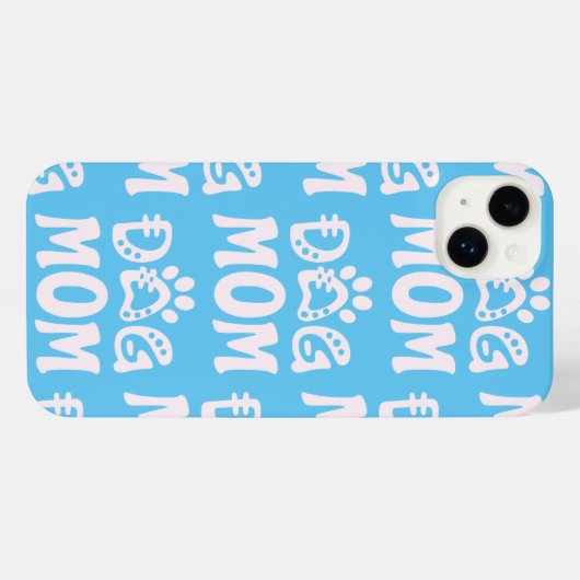 Dog mama iPhone hoesje (Achterkant horizontaal)