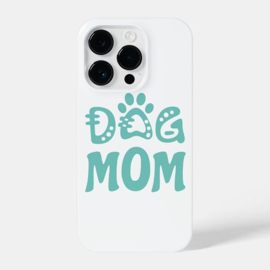 Dog mama iPhone hoesje (Achterkant)