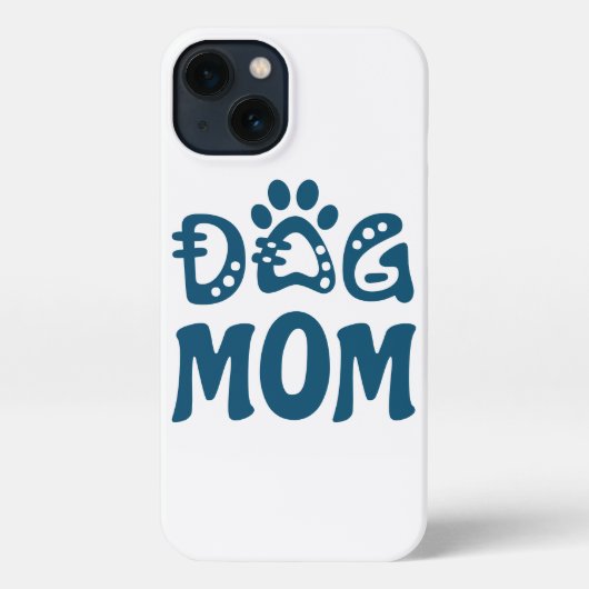 Dog mama iPhone hoesje (Achterkant)