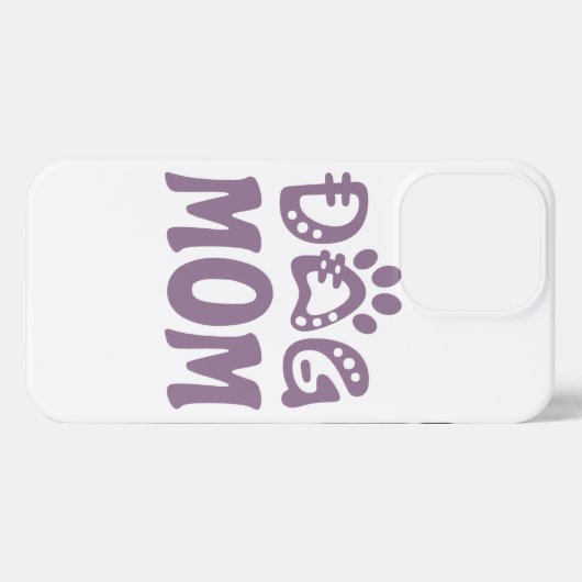 Dog mama iPhone hoesje (Achterkant horizontaal)