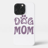 Dog mama iPhone hoesje (Achterkant)