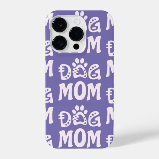 Dog mama iPhone hoesje (Achterkant)