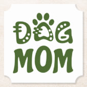 Dog mama kartonnen onderzetters (Voorkant)