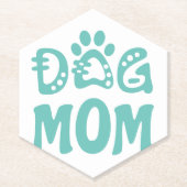 Dog mama kartonnen onderzetters (Voorkant)