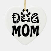 Dog mama keramisch ornament (Achterkant)