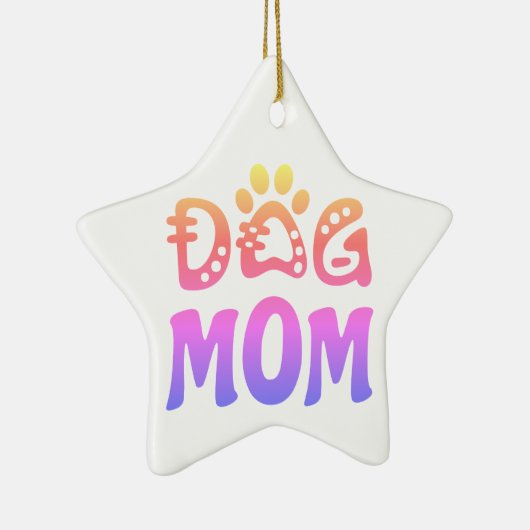Dog mama keramisch ornament (Rechts)