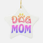 Dog mama keramisch ornament (Voorkant)