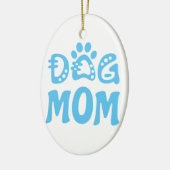 Dog mama keramisch ornament (Links)