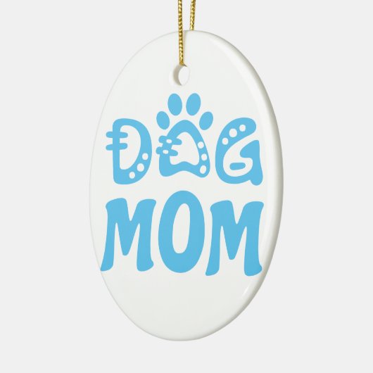 Dog mama keramisch ornament (Links)