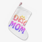 Dog mama kleine kerstsok (Voorkant (Hangend))