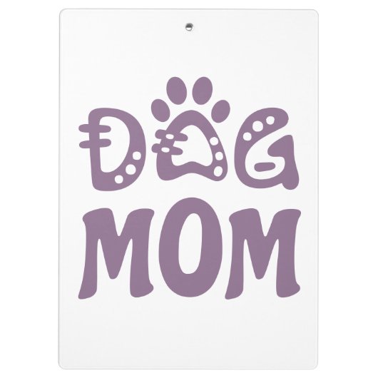 Dog mama klembord (Achterkant)