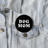 Dog mama-knop ronde button 7,6 cm (In situ)