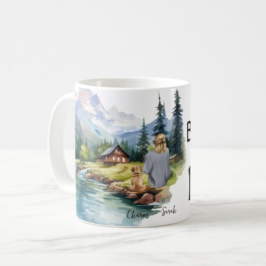 Dog mama koffiemok (Voorkant links)