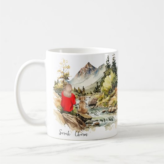 Dog mama koffiemok (Links)