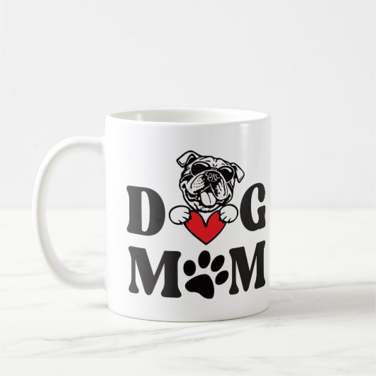 Dog mama koffiemok (Links)