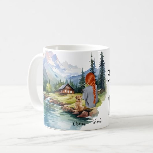 Dog mama koffiemok (Voorkant links)