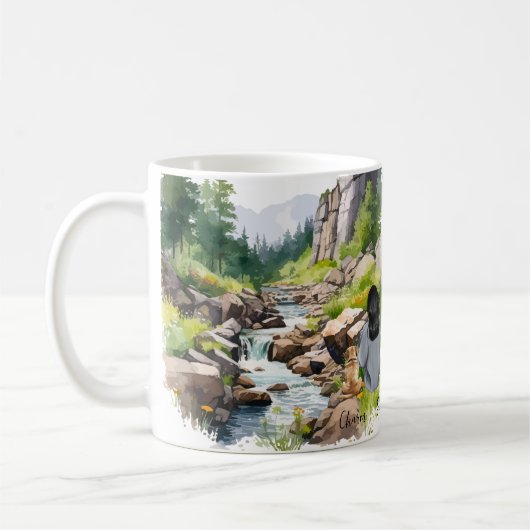 Dog mama koffiemok (Links)