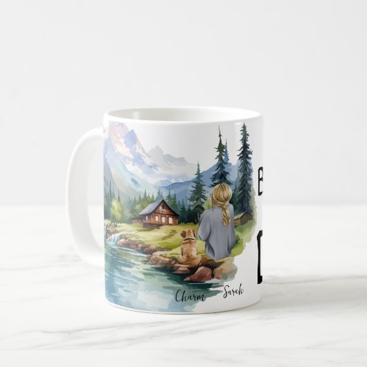 Dog mama koffiemok (Voorkant links)