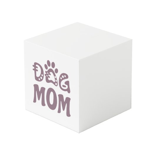 Dog mama kubus (Voorkant hoekig)