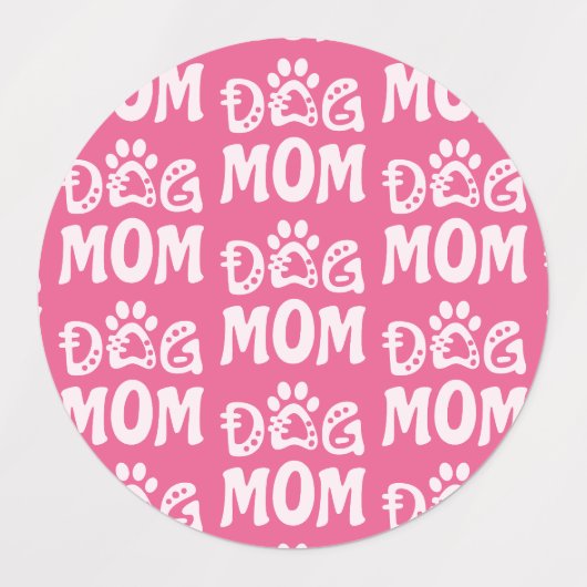 Dog mama labels (Design 2)