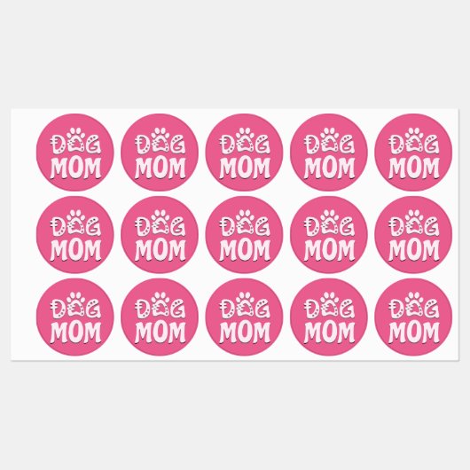 Dog mama labels (Vel)