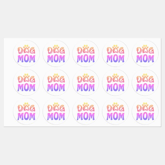 Dog mama labels (Vel)