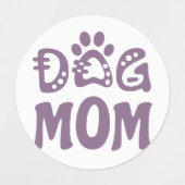Dog mama labels (Design 1)