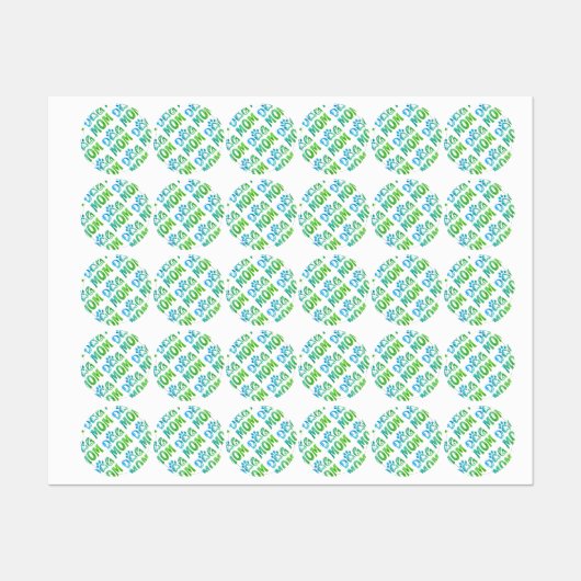 Dog mama labels (Vel)