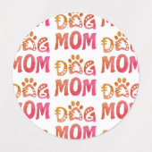 Dog mama labels (Design 1)