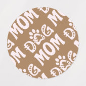 Dog mama labels (Design 1)