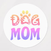 Dog mama labels (Design 1)