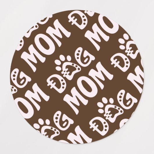 Dog mama labels (Design 2)