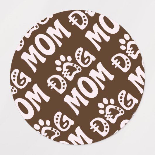 Dog mama labels (Design 1)