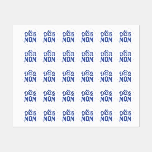 Dog mama labels (Vel)