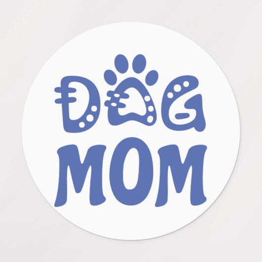 Dog mama labels (Design 2)