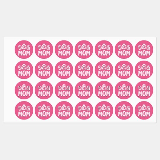 Dog mama labels (Vel)