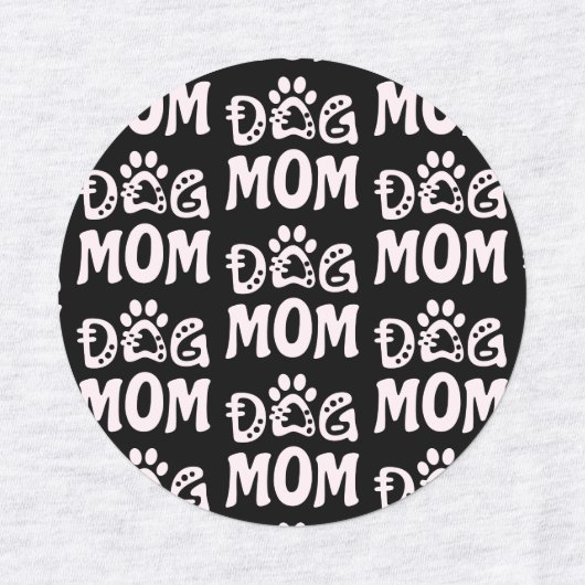 Dog mama labels (Design 1)