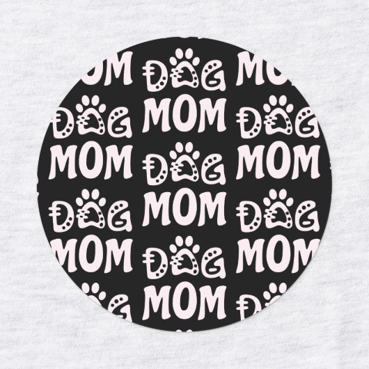 Dog mama labels (Design 2)