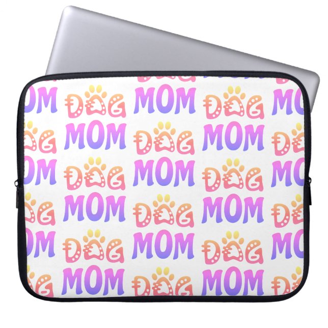 Dog mama laptop sleeve (Voorkant)