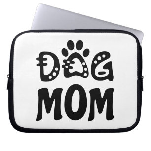 Dog mama laptop sleeve