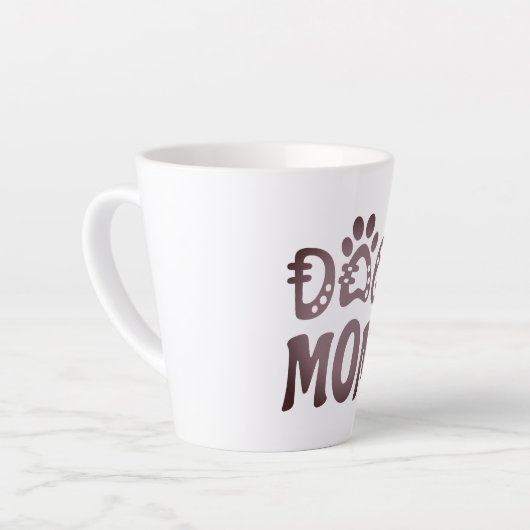 Dog mama latte mok (Linkerhoek)