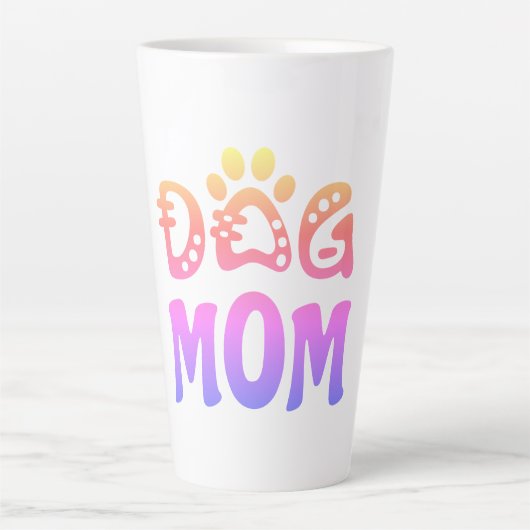 Dog mama latte mok (Voorkant)