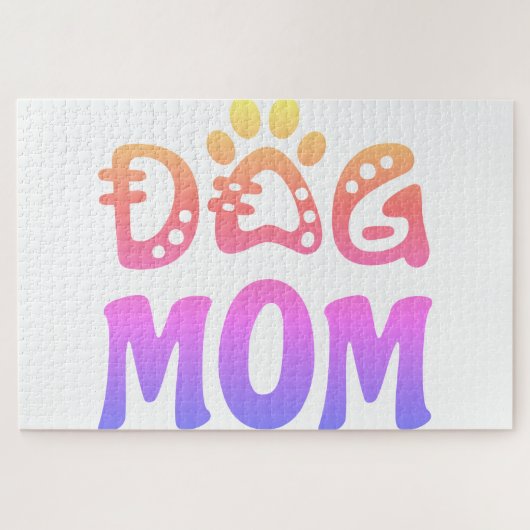 Dog mama legpuzzel (Horizontaal)