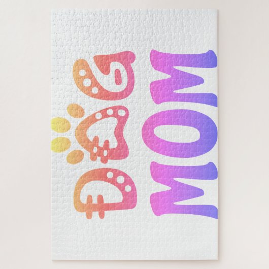 Dog mama legpuzzel (Verticaal)