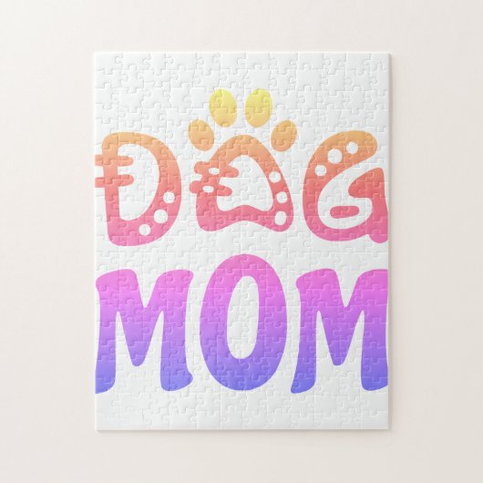 Dog mama legpuzzel (Verticaal)