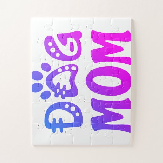 Dog mama legpuzzel (Verticaal)